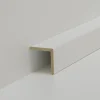 B.S. Bauprogramm Winkelleiste 250 cm 40 x 40 mm weiß