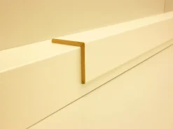 B.S. Bauprogramm Winkelleiste 250 cm 40 x 40 mm weiß