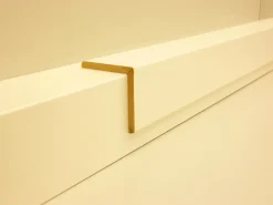 B.S. Bauprogramm Winkelleiste 250 cm 40 x 40 mm weiß