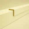 B.S. Bauprogramm Winkelleiste 260 cm 28 x 28 mm Weiß hochglanz