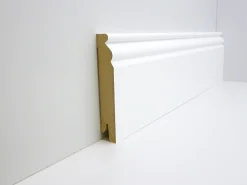 B.S. Bauprogramm Ziersockelleiste Clip 250 cm 60 x 18 mm Blütenweiß