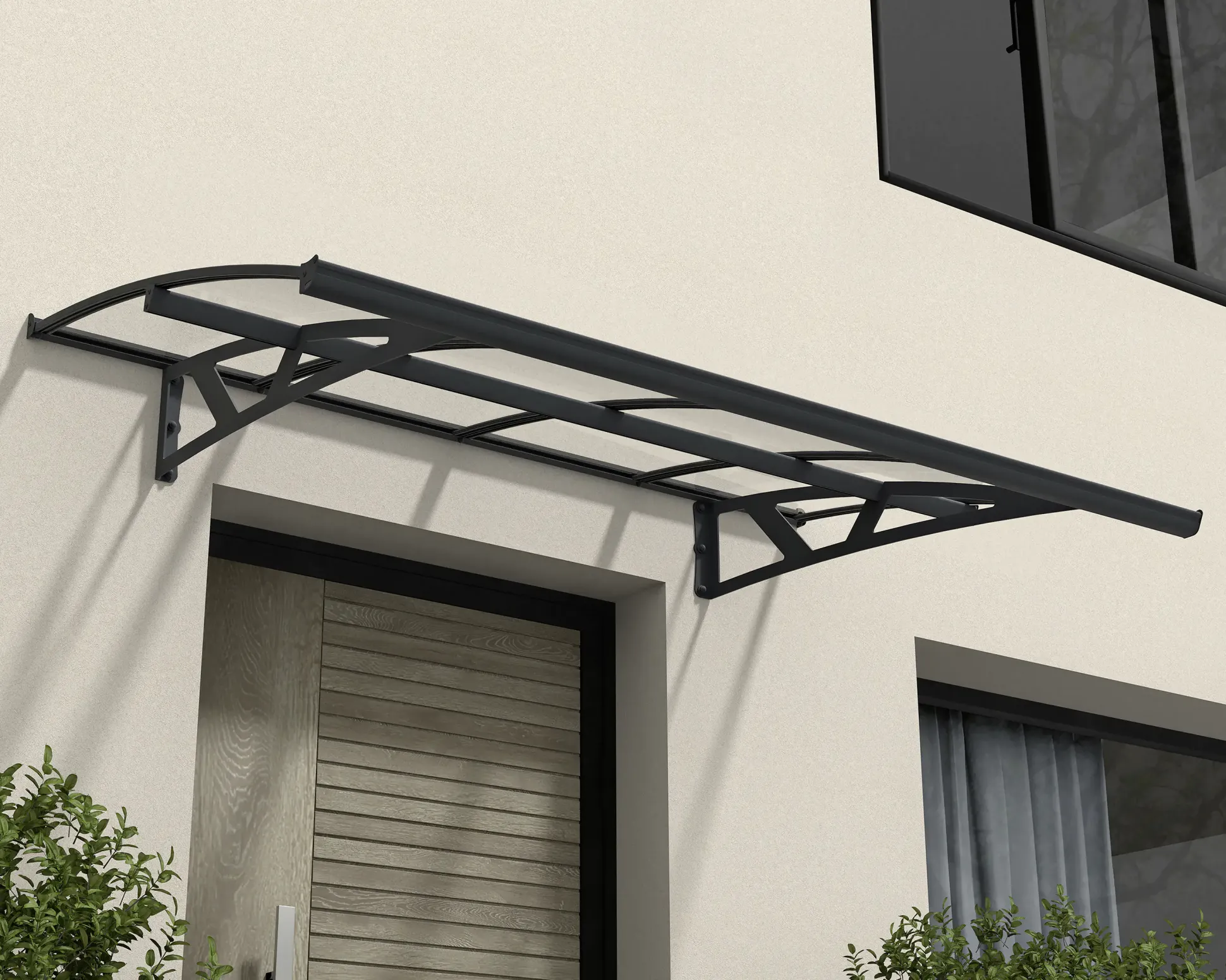 Canopia Vordach Amsterdam 223,5 x 139 cm anthrazit