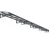 Canopia Vordach Amsterdam 8920 Grau Alu 892 x 139 cm
