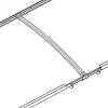 Canopia Vordach Aquila 453,5 x 91,5 cm anthrazit