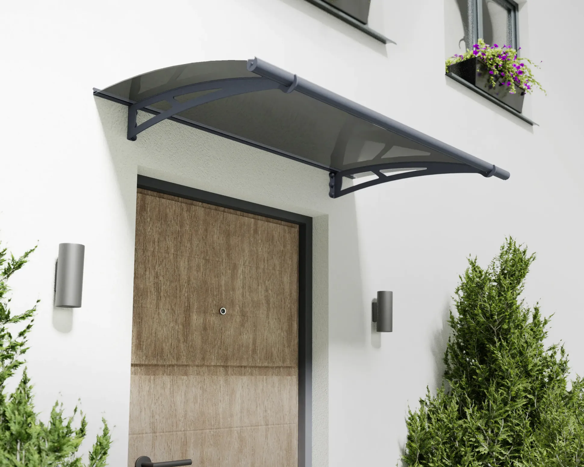 Canopia Vordach Aquila 150,5 x 91,5 cm anthrazit