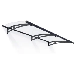 Canopia Vordach Aquila 2050 Hellgrau Alu 206 x 92 cm