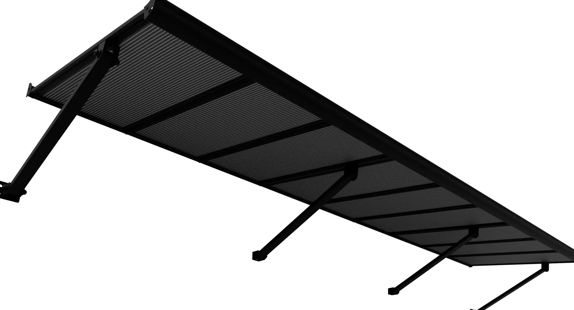 Canopia Vordach Augustine 333 x 90,5 cm grau