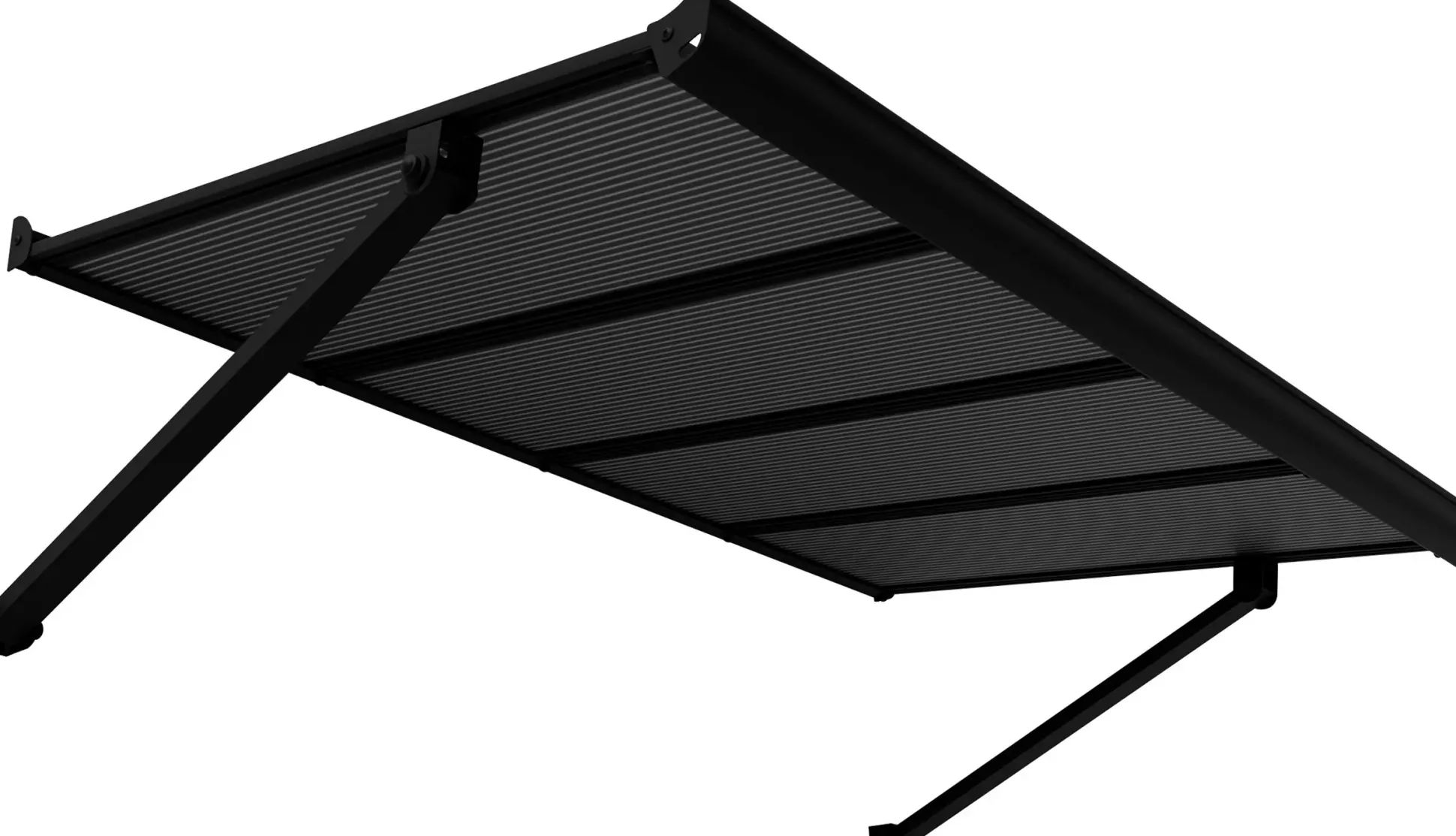 Canopia Vordach Augustine 147 x 90,5 cm grau