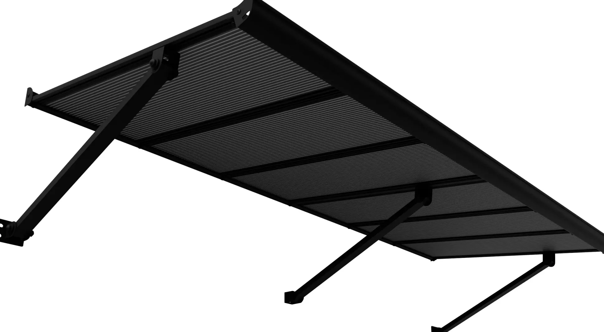 Canopia Vordach Augustine 222 x 90,5 cm grau