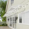 Canopia Vordach Bordeaux 8920 Weiss Alu 892 x 139 cm