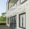 Canopia Vordach Bordeaux 8920 Weiß Alu 892 x 139 cm