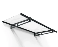 Canopia Vordach Bremen 2050 Grau Alu 205 x 94 cm