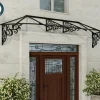 Canopia Vordach Lily 3100 Schwarz Alu 349 x 88 cm