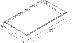 Canopia Vordach Sophia 160 x 95 cm anthrazit