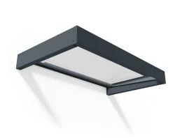 Canopia Vordach Sophia 1600 Grau Alu 160 x 95 cm