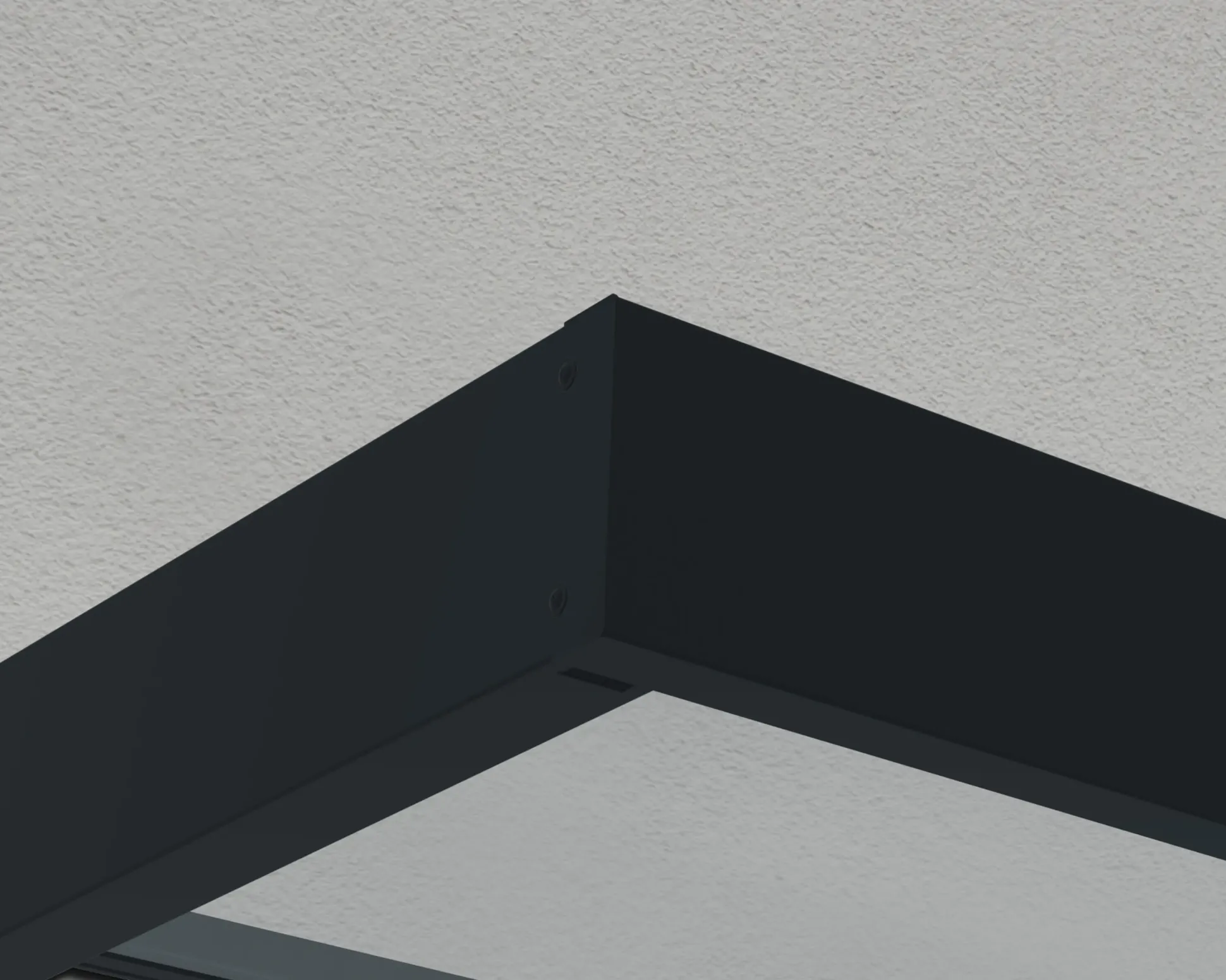 Canopia Vordach Sophia 1600 Grau Alu 160 x 95 cm