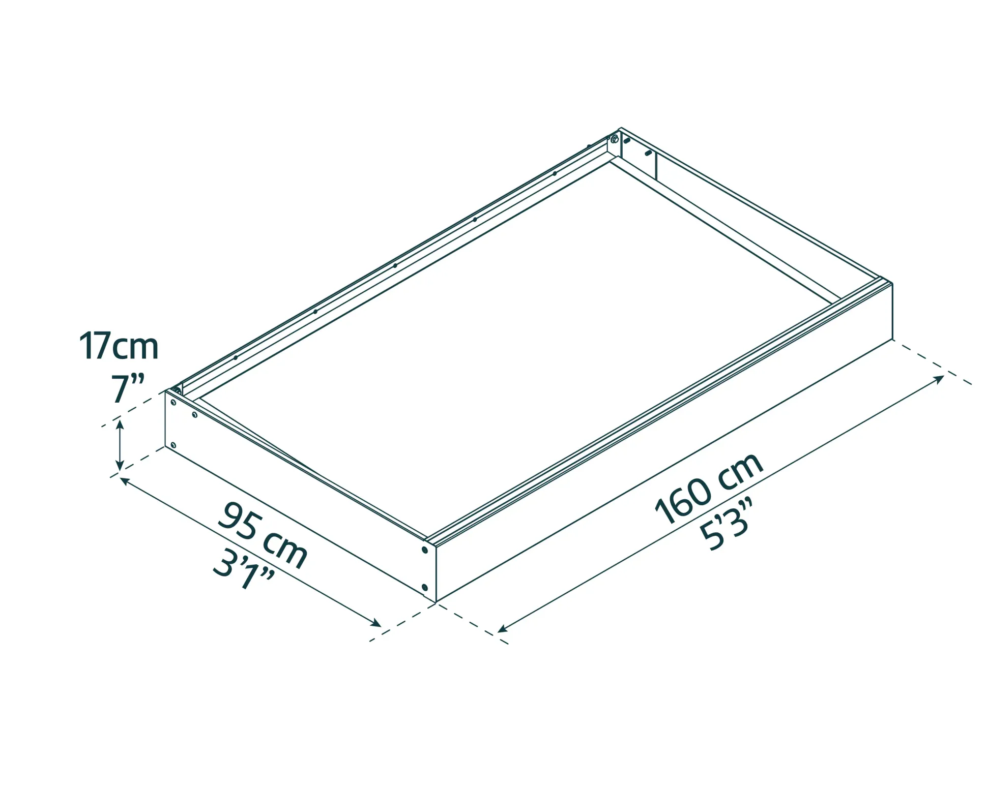 Canopia Vordach Sophia 1600 Grau Alu 160 x 95 cm