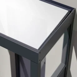 Canopia Vordach Sophia 215 x 95 cm Opal grau + 2 Seitenteile