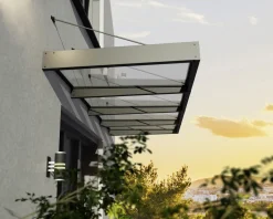 Canopia Vordach Sophia XL 4000 Grau Alu 379 x 140 cm