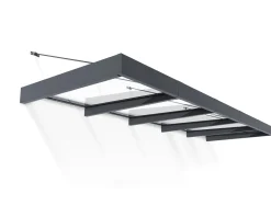 Canopia Vordach Sophia XL 5000 Grau Alu 471 x 140 cm