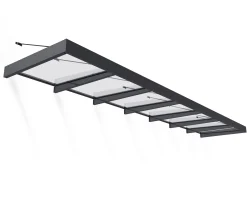 Canopia Vordach Sophia XL 7000 Grau Alu 660 x 140 cm