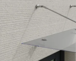 Canopia Vordach Taurus 1400 Silber Stahl 140 x 90 cm
