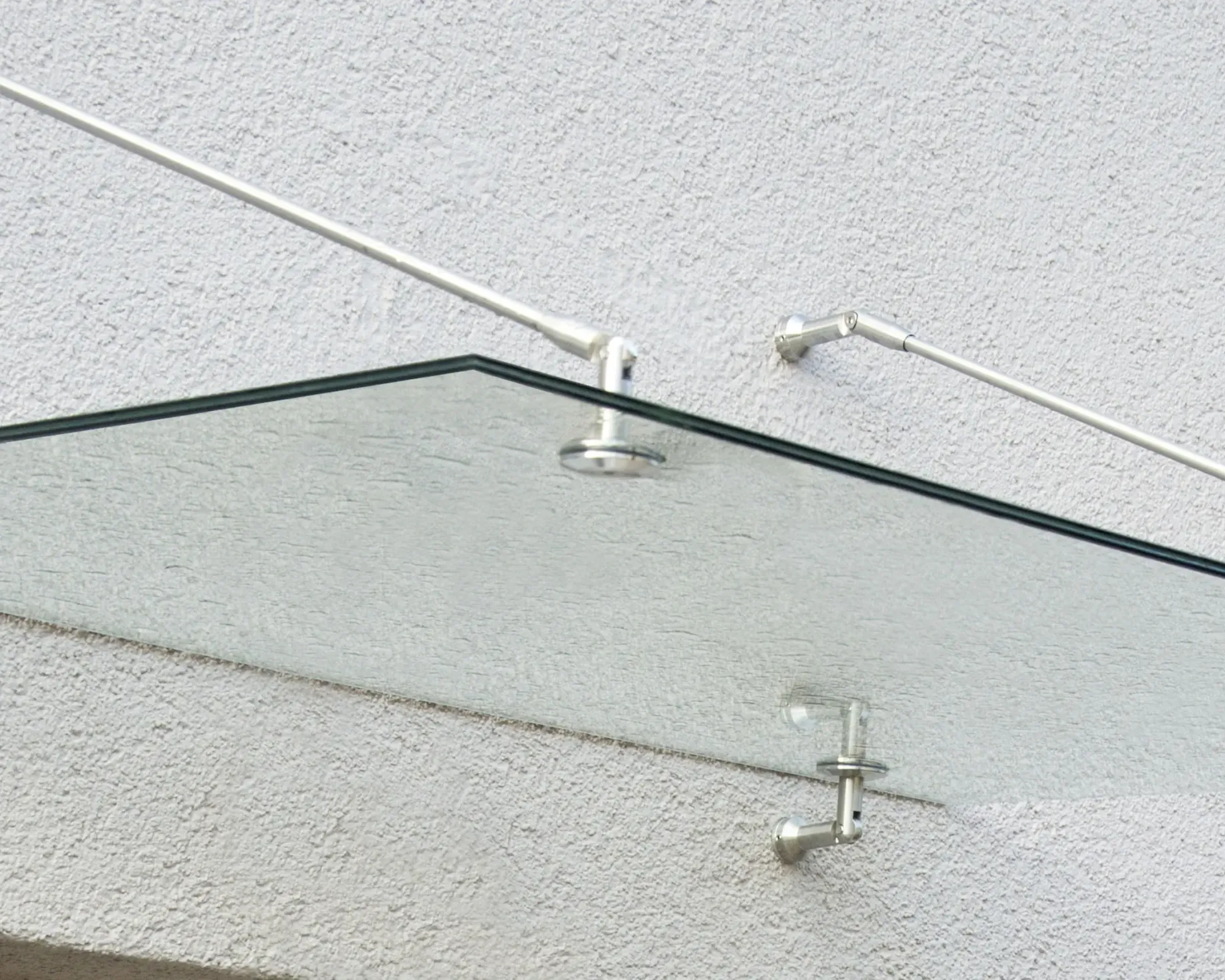 Canopia Vordach Taurus 1400 Silber Stahl 140 x 90 cm