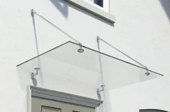 Canopia Vordach Trasparo 1500 Silber 150 x 90 cm