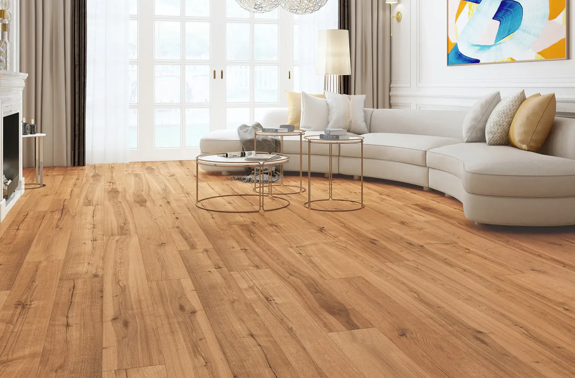 Classen Designboden mit Trittschalldämmung Mondeiche