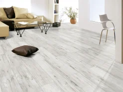 Classen Laminat 7 mm 4V 128,6 x 19,4 cm 7 mm Eiche grau rustikal