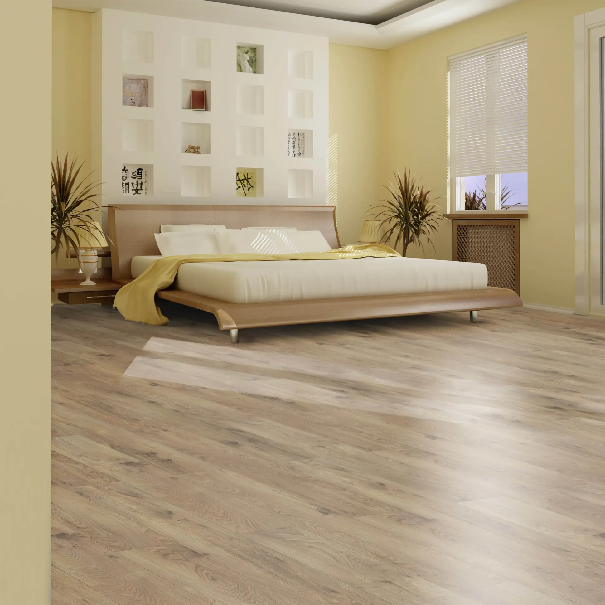 Classen Laminat 7 mm 4V 128,6 x 19,4 cm 7 mm Oak nature red