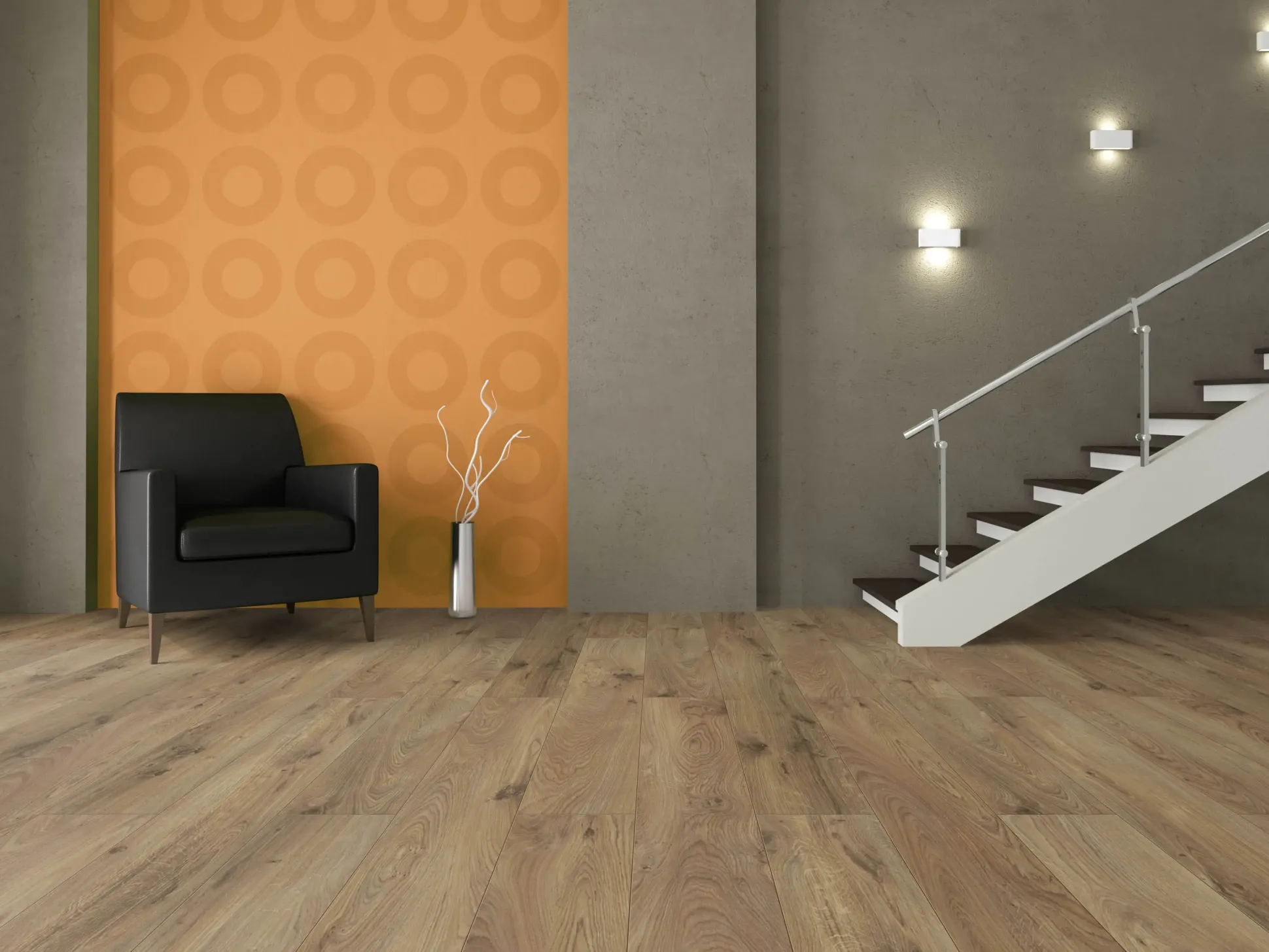 Classen Laminat 7 mm 4V 128,6 x 19,4 cm 7 mm Oak nature red