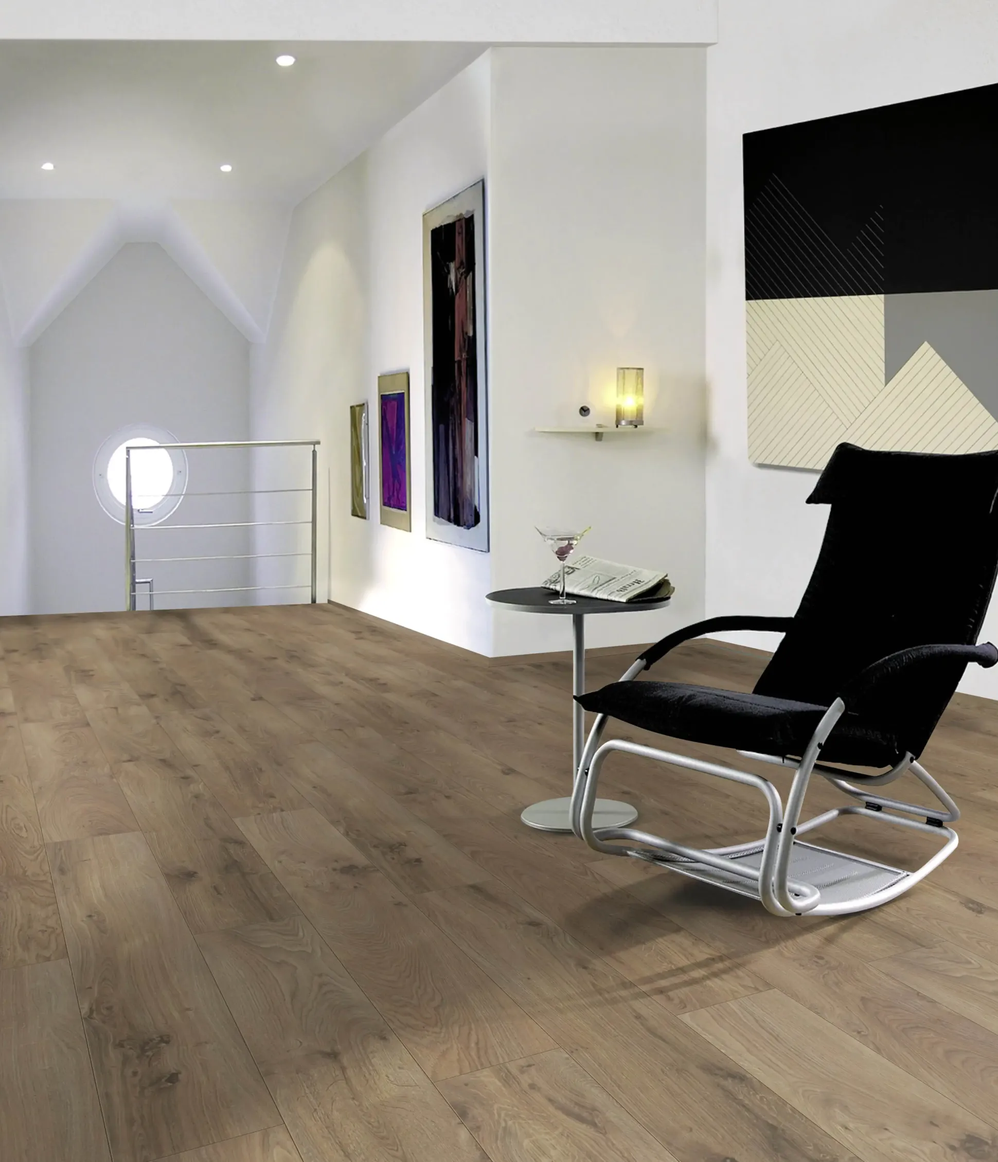 Classen Laminat 7 mm 4V 128,6 x 19,4 cm 7 mm Oak nature red