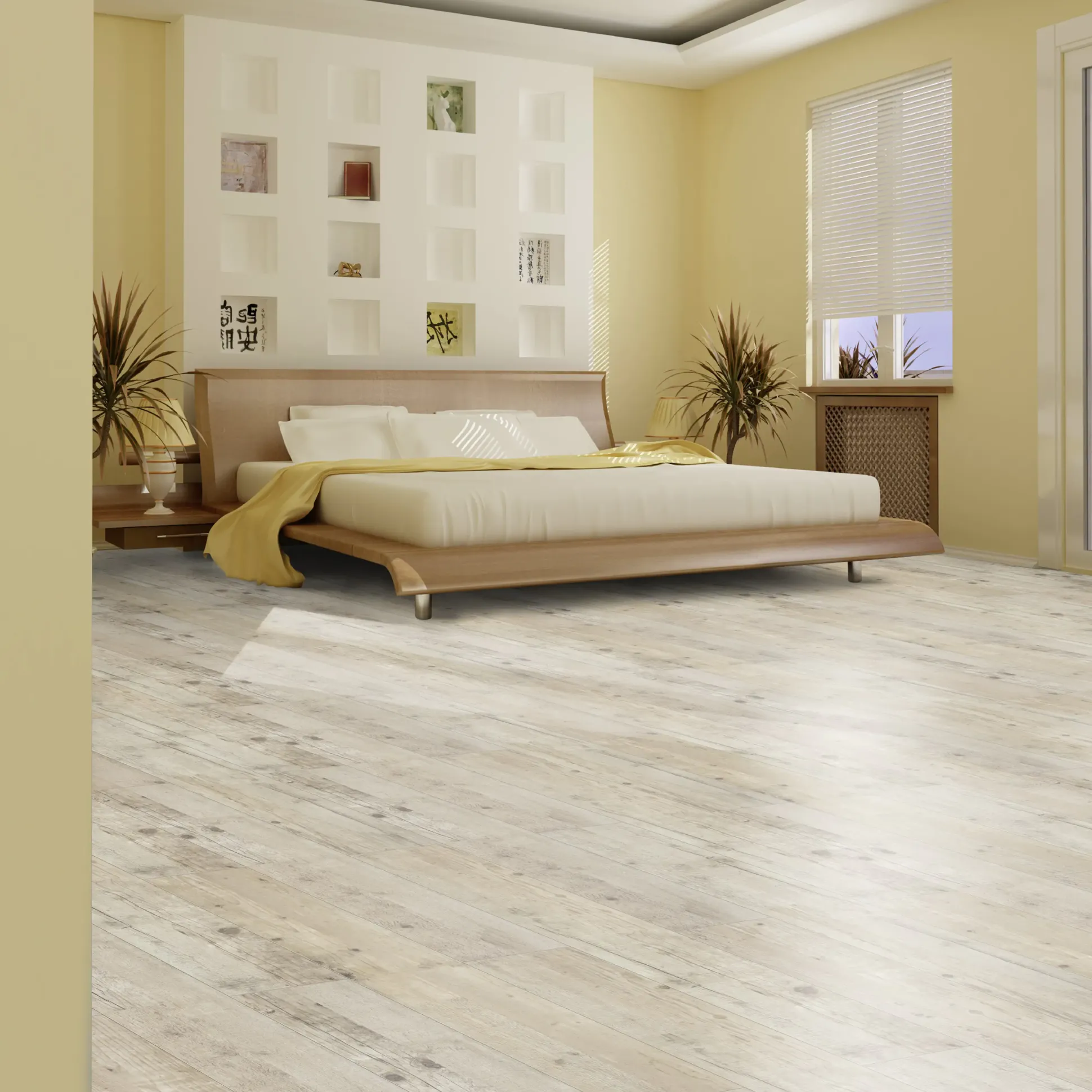Classen Laminat 7 mm 4V 128,6 x 19,4 cm 7 mm Kiefer beige