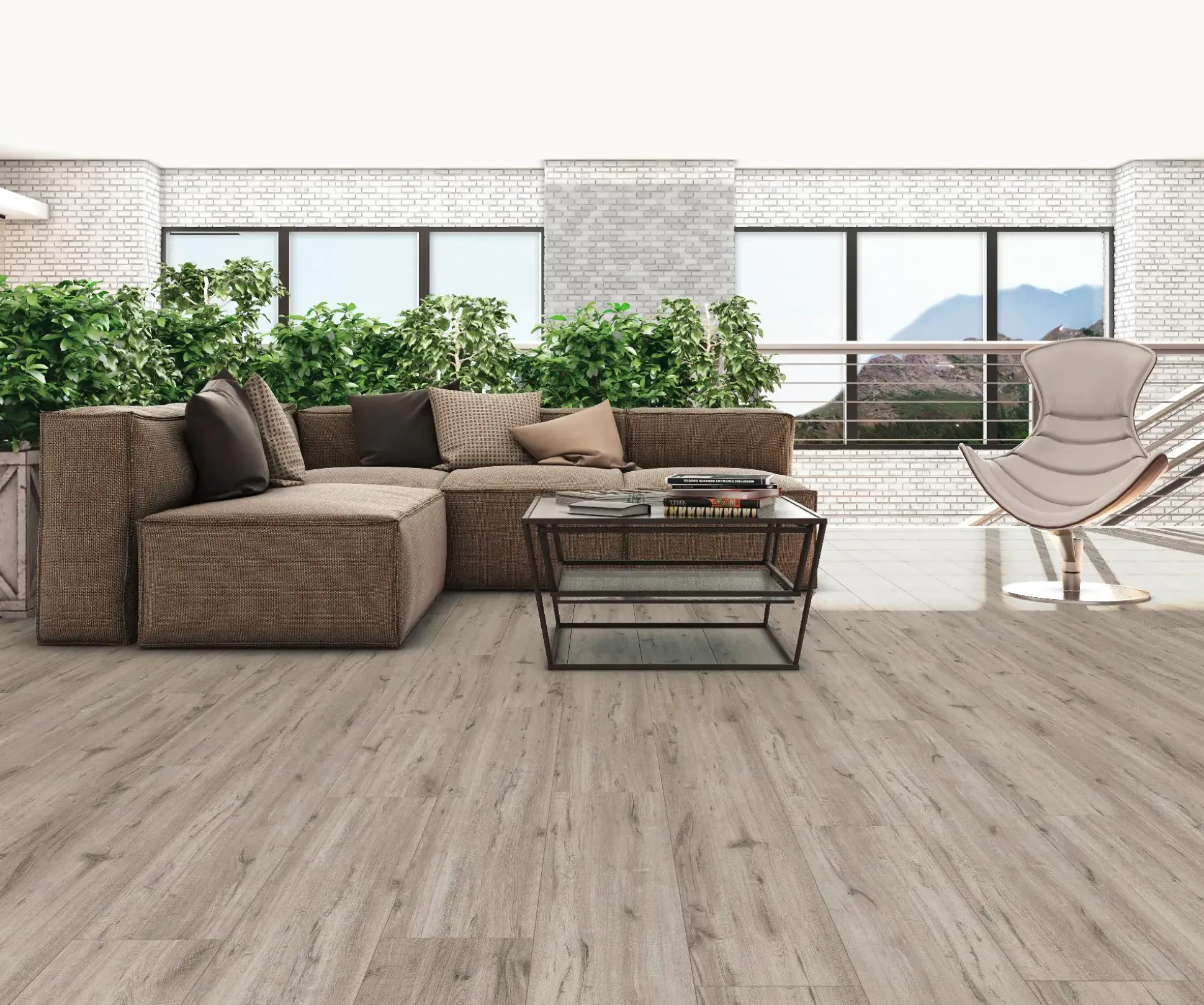 Classen Laminat Megaloc Aquaprotect XL Eiche grau braun LHD