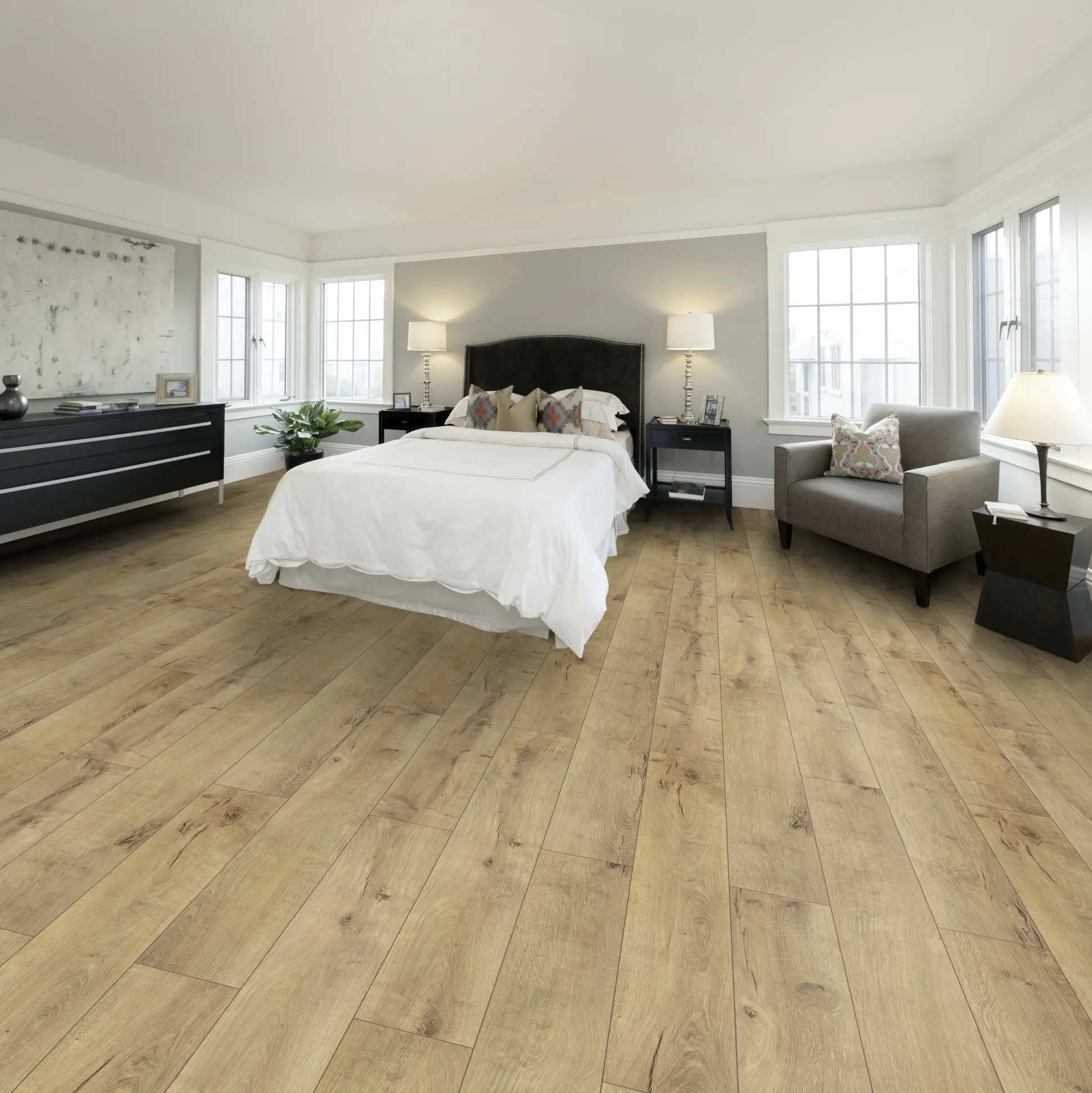 Classen Laminat Megaloc Aquaprotect 128,5 x 19,2 cm 8 mm Oak light natural