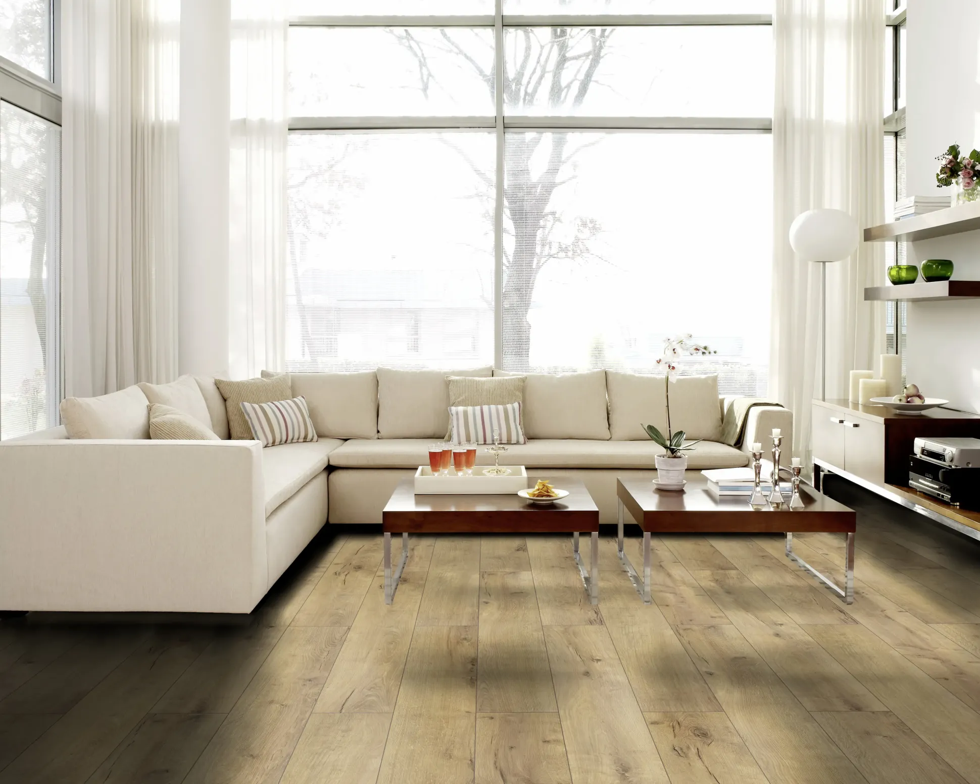 Classen Laminat Megaloc Aquaprotect 128,5 x 19,2 cm 8 mm Oak light natural