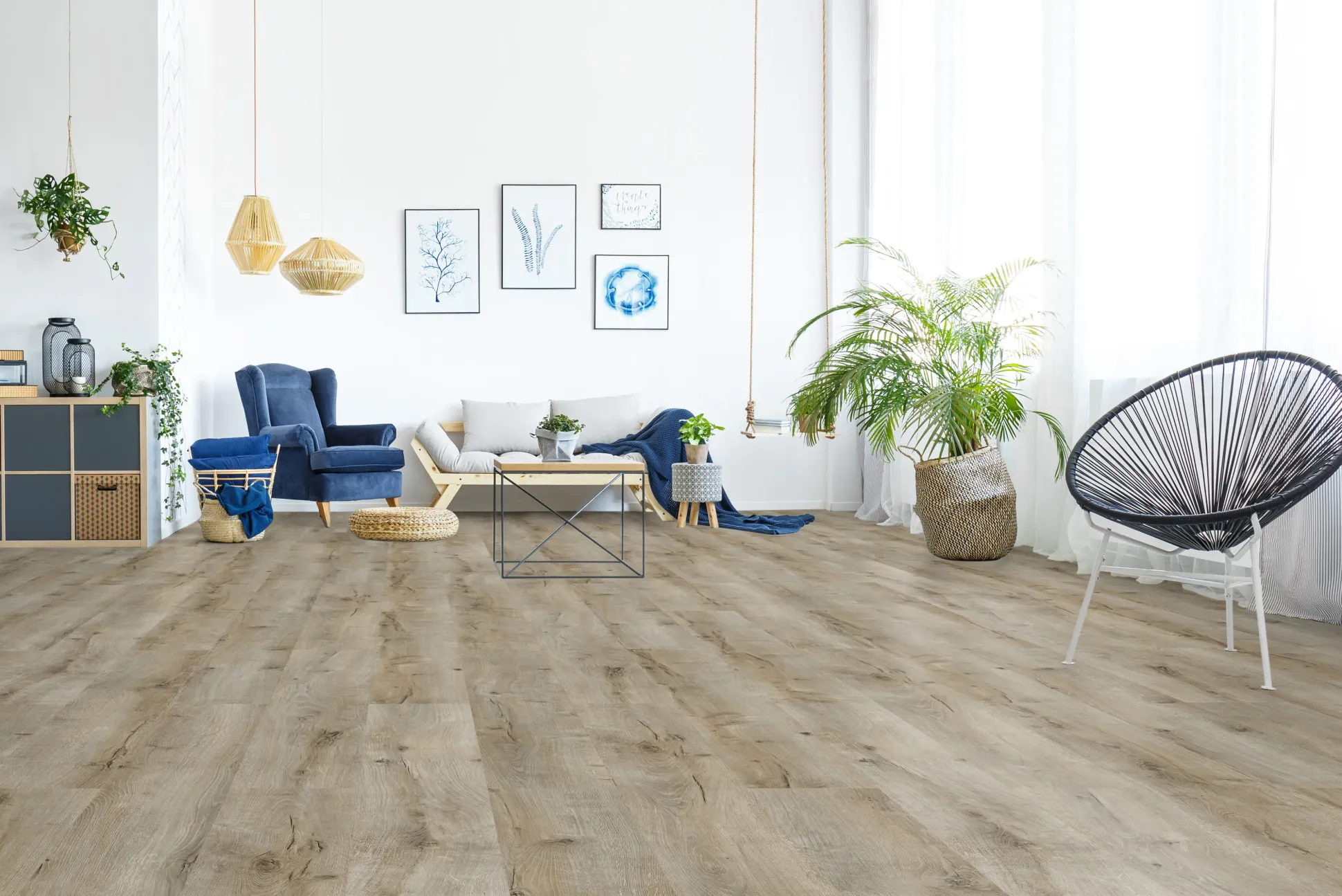 Classen Laminat Megaloc Aquaprotect 128,5 x 19,2 cm 8 mm Oak beige