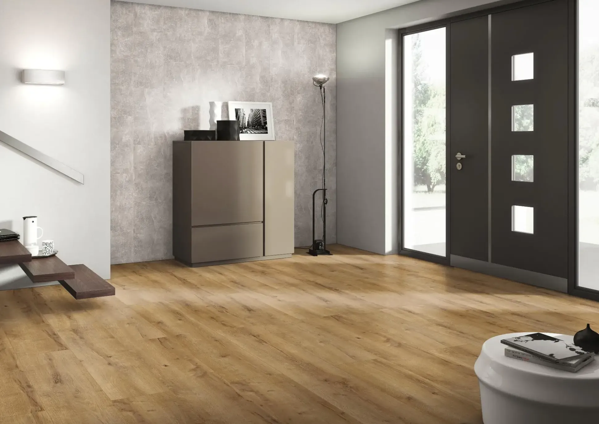 Classen Laminat Megaloc Aquaprotect XL 128,5 x 28 cm 8 mm Eiche natur hell