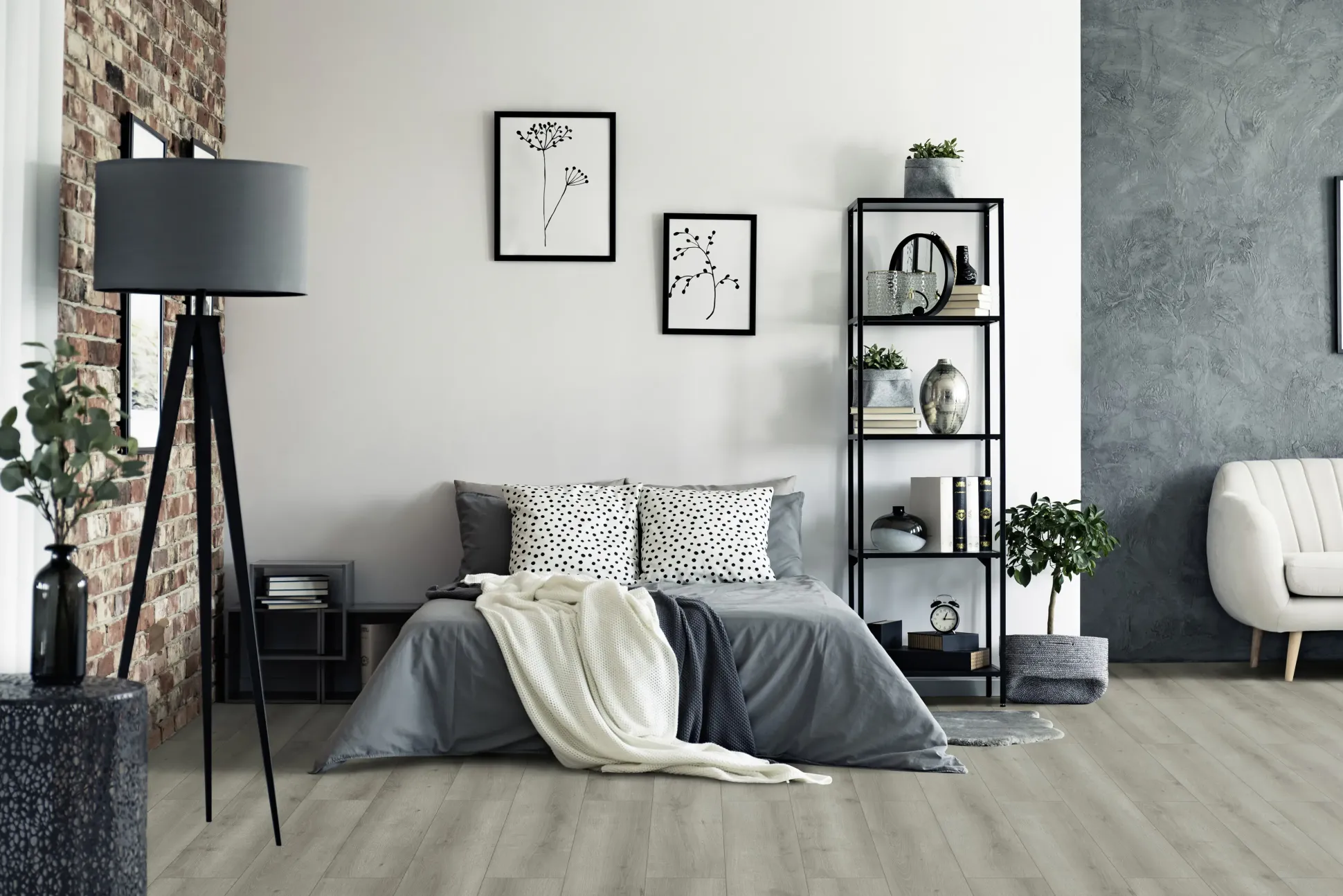 Classen Laminat Megaloc Aquaprotect Oak grey brown