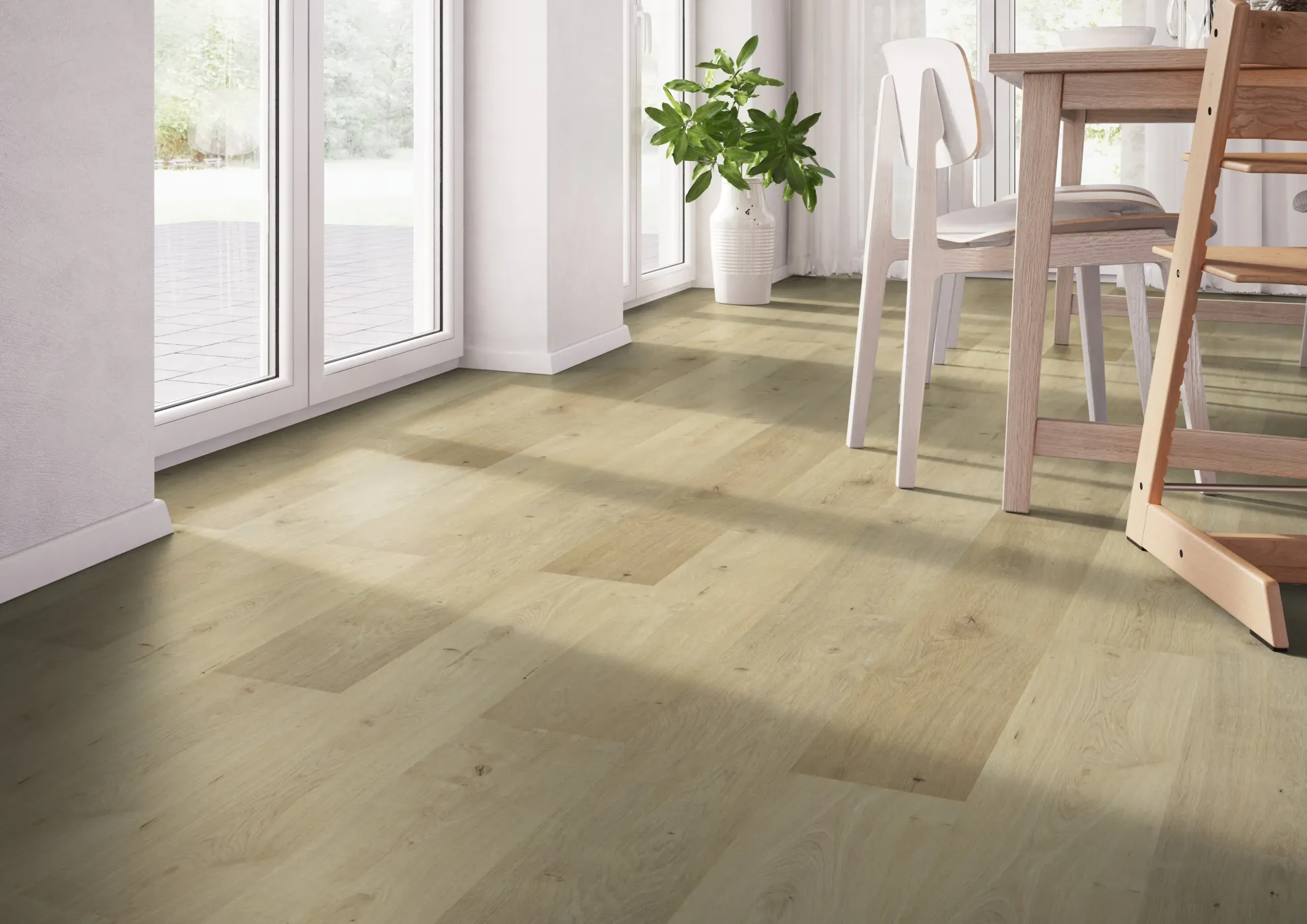 Classen Laminat Megaloc Aquaprotect 128,5 x 19,2 cm 8 mm Eiche Sombra