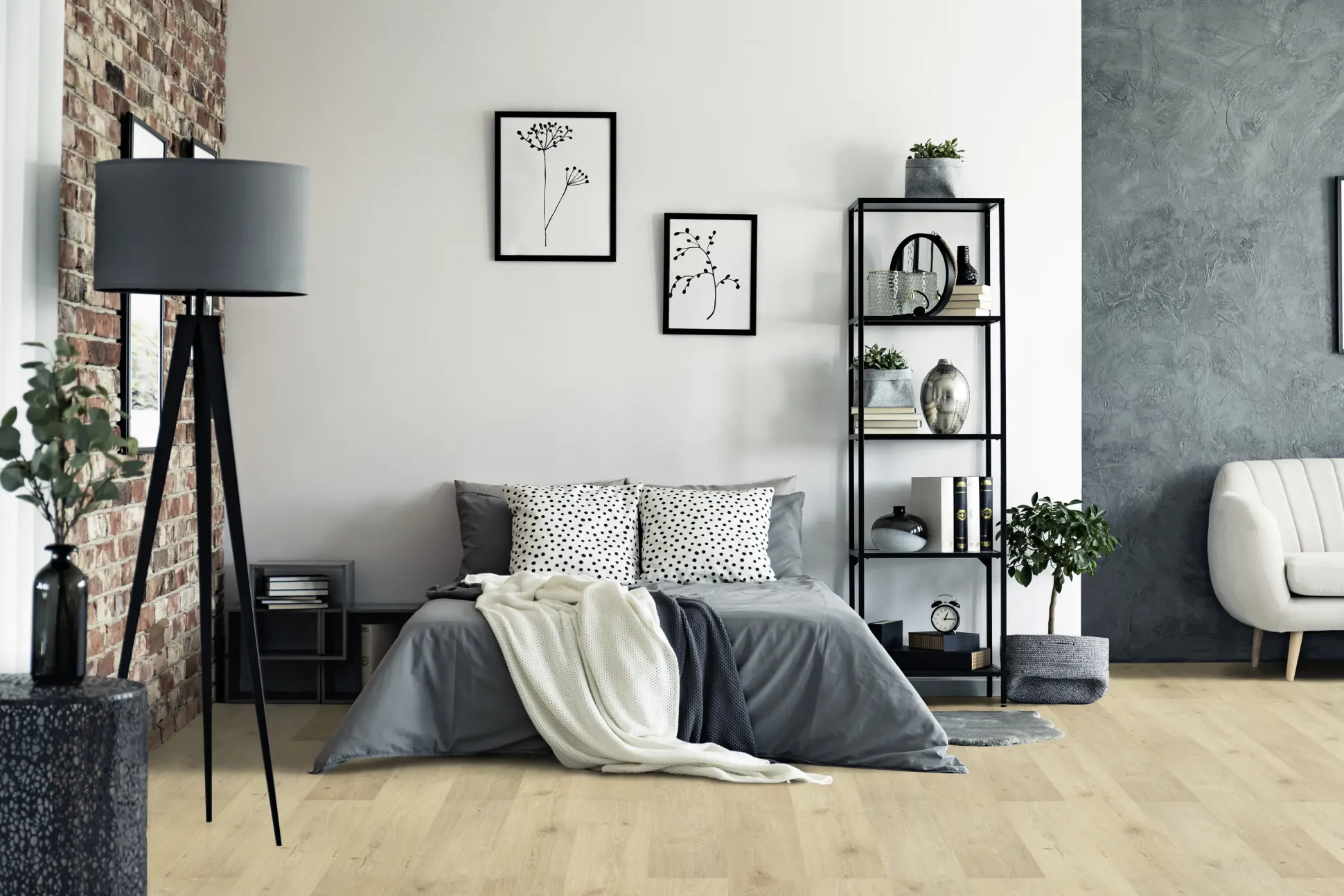 Classen Laminat Megaloc Aquaprotect 128,5 x 19,2 cm 8 mm Eiche Sombra