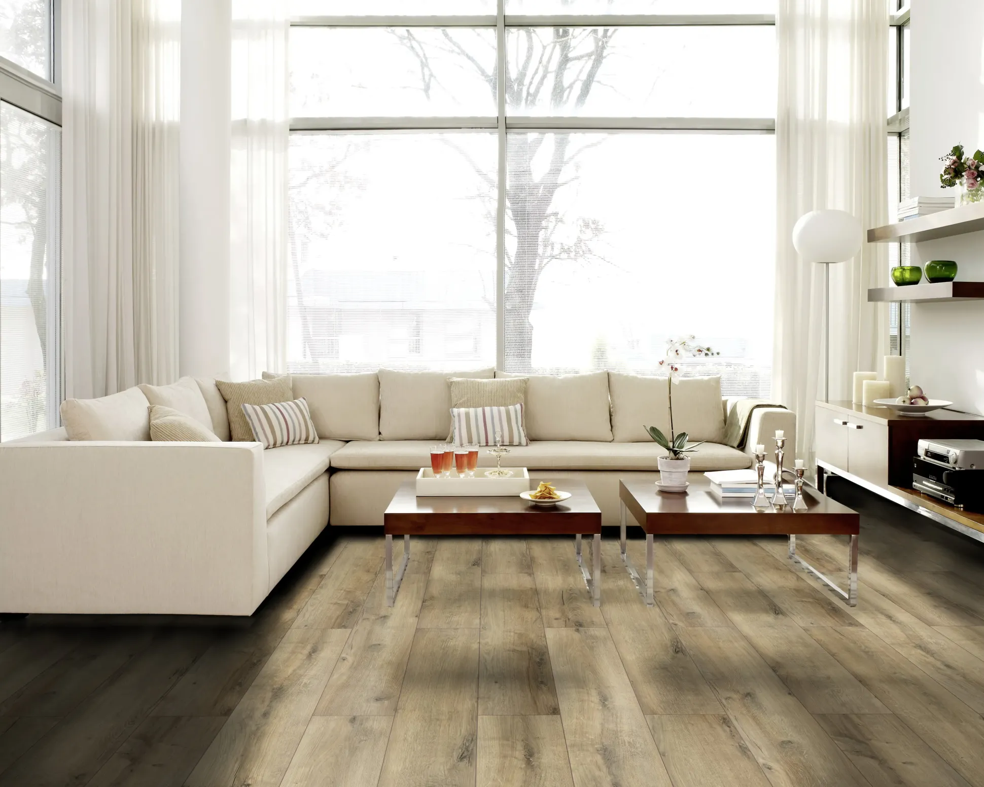 Classen Laminat Megaloc Aquaprotect 128,5 x 19,2 cm 8 mm Oak natural grey