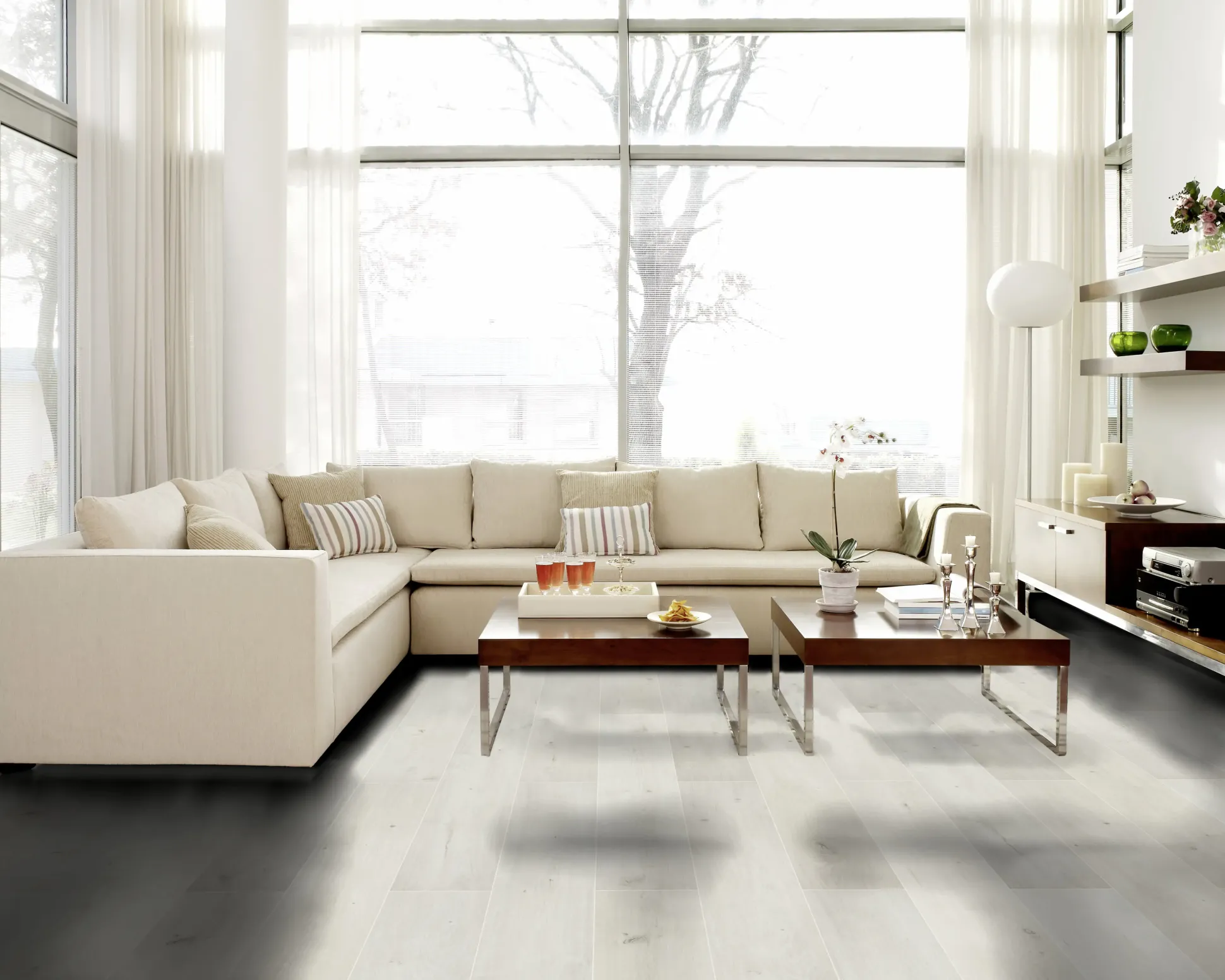 Classen Laminat Megaloc Aquaprotect 128,5 x 19,2 cm 8 mm Oak white mix