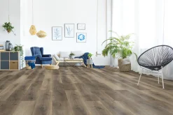 Classen Laminat Megaloc Aquaprotect 128,5 x 19,2 cm 8 mm Eiche braun mix