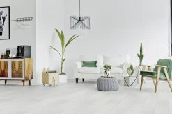 Classen Laminat Megaloc Aquaprotect 128,5 x 19,2 cm 8 mm Oak white creme