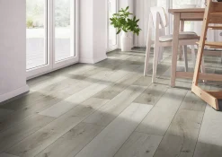Classen Laminat Megaloc Aquaprotect 128,5 x 19,2 cm 8 mm Eiche grau mix