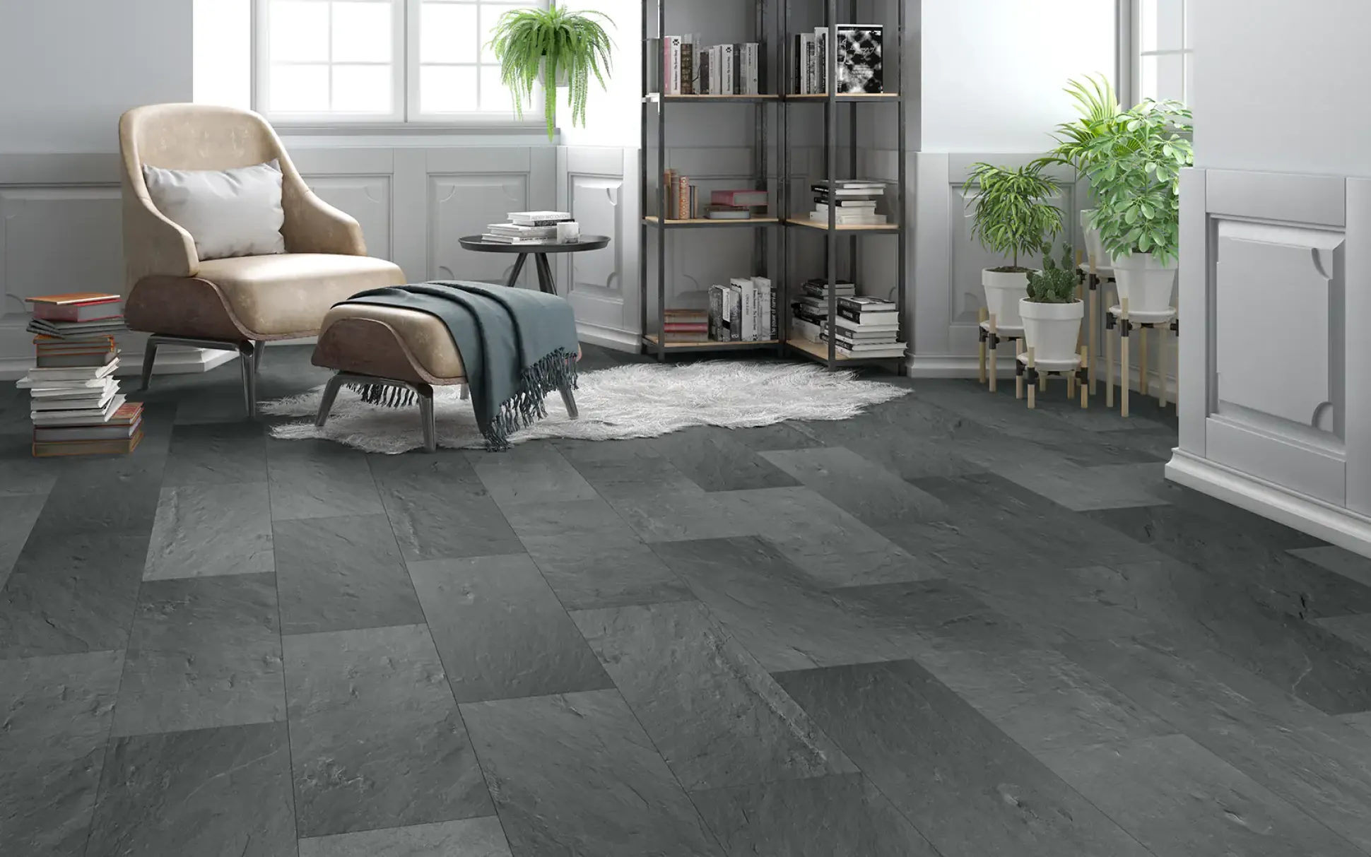Classen Neo Vario Ölschiefer 64,2 x 31,5 cm dunkelgrau