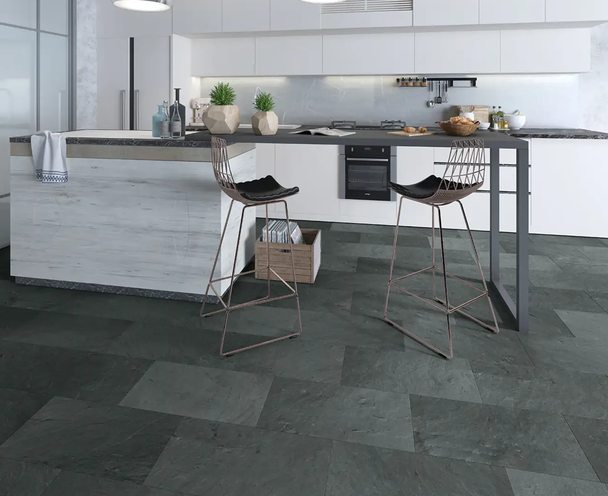 Classen Neo Vario Ölschiefer 64,2 x 31,5 cm dunkelgrau