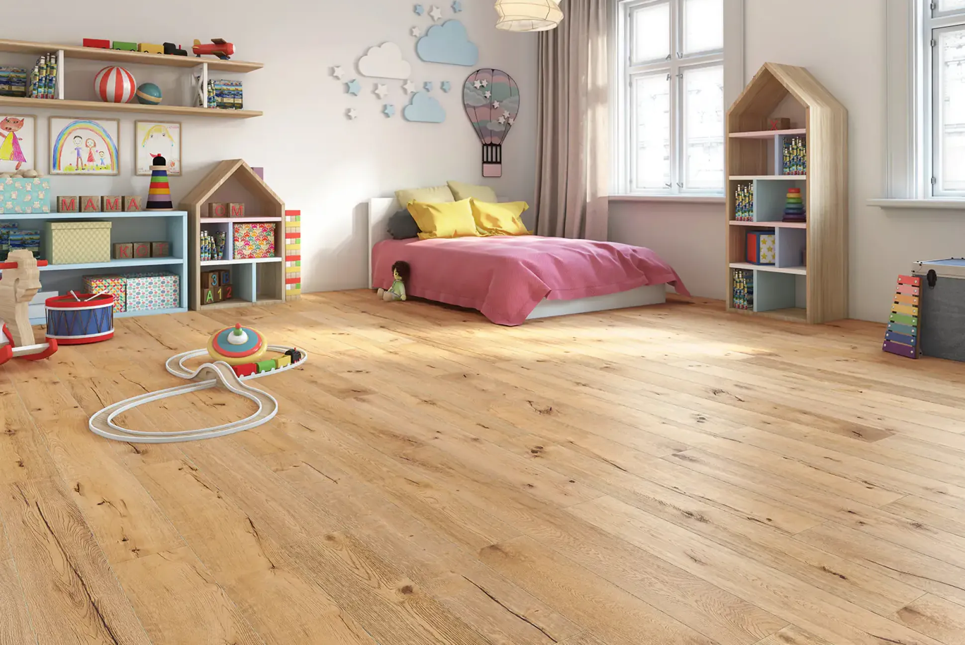 Classen Vinylboden Risseiche natur Landhausdiele